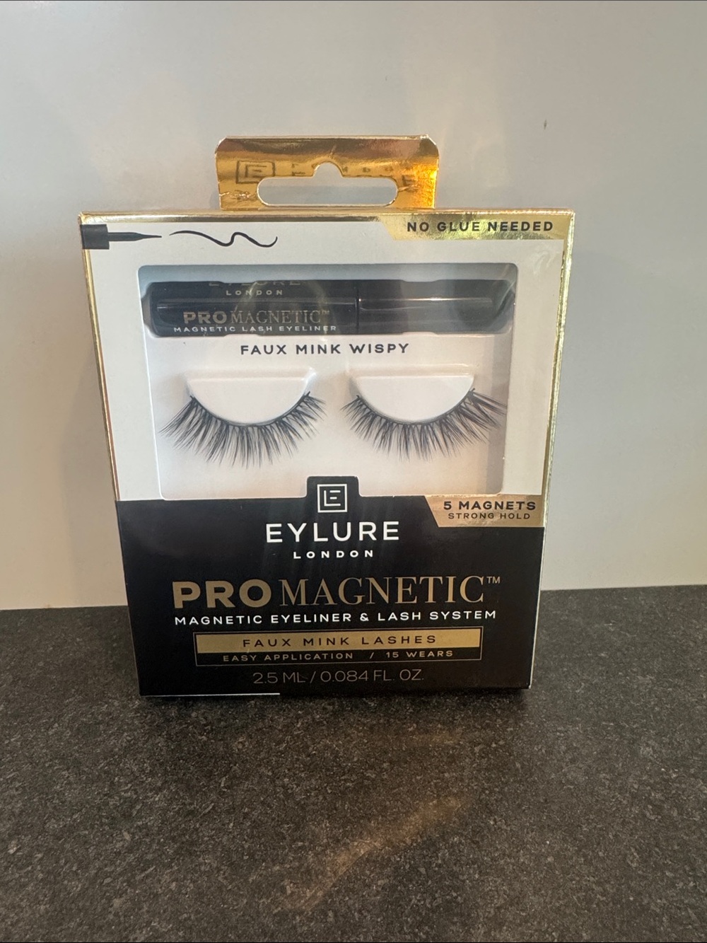 Eylure ProMagnetic Faux Mink Wispy Lashes with Black Magnetic Eyeliner